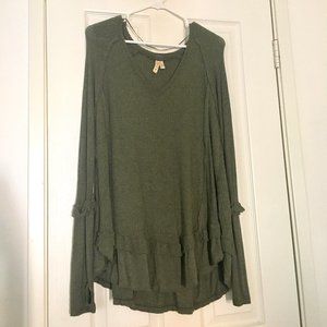 Free People Women's Oversized Long Sleeve Top